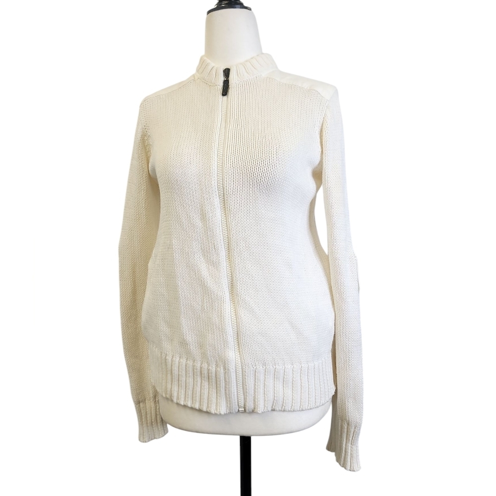 Sportmax knit  cotton y2k zip up jacket